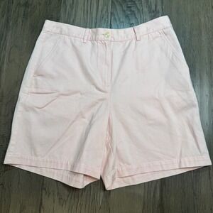Lauren Ralph Lauren Pink Cotton Chino Shorts Women Size 10